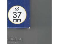 Capsule pentru monede cu diametrul de 37 mm