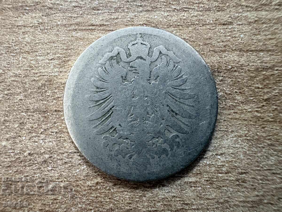 Γερμανία - 10 πφένιγκ (1874) - C ή G; με τιμή € 0.45 | 0.88 BGN