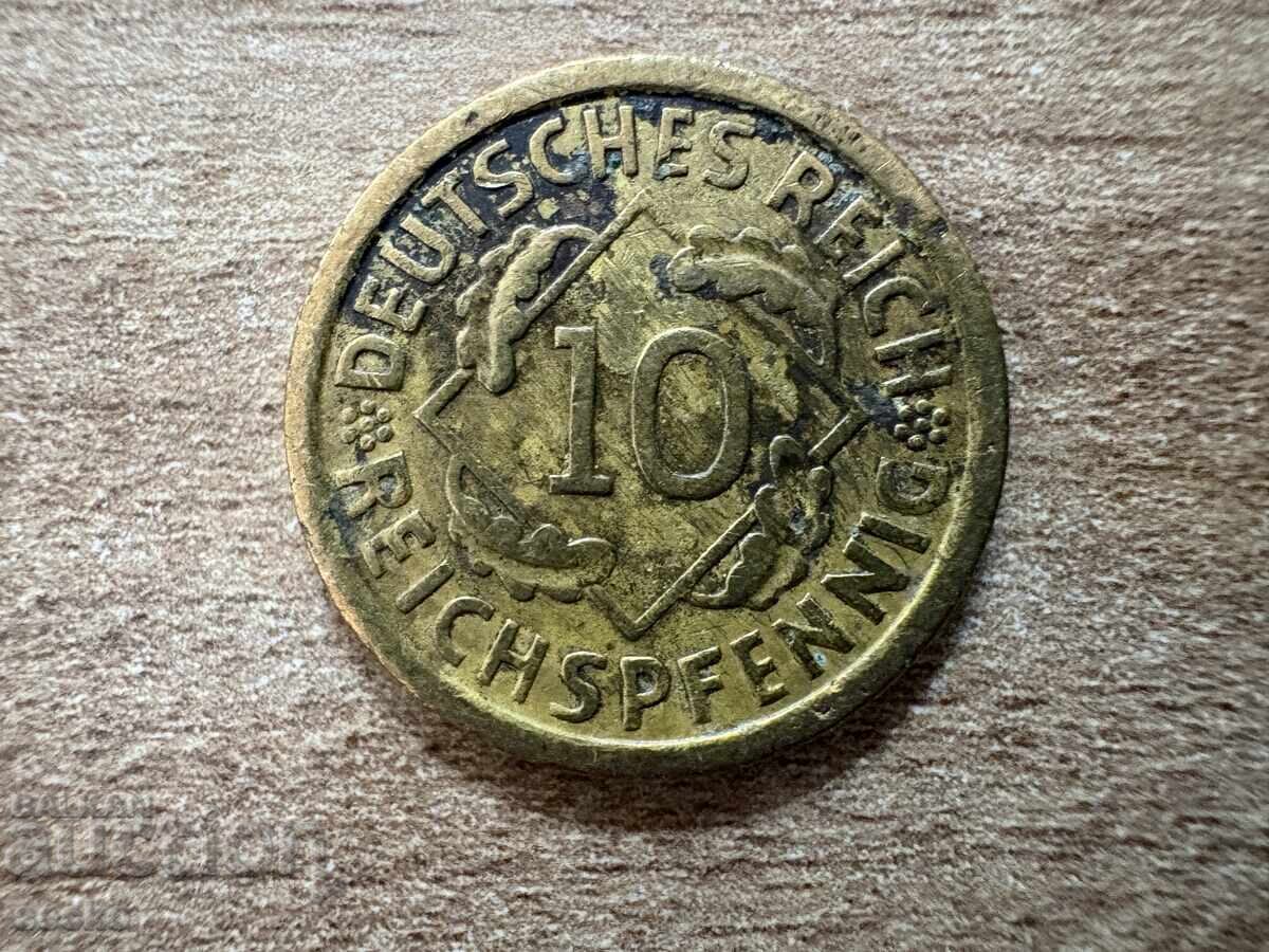Germania - 10 reichspfennig (1935) - A