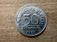 Germany - 50 Pfennig (1921) - D