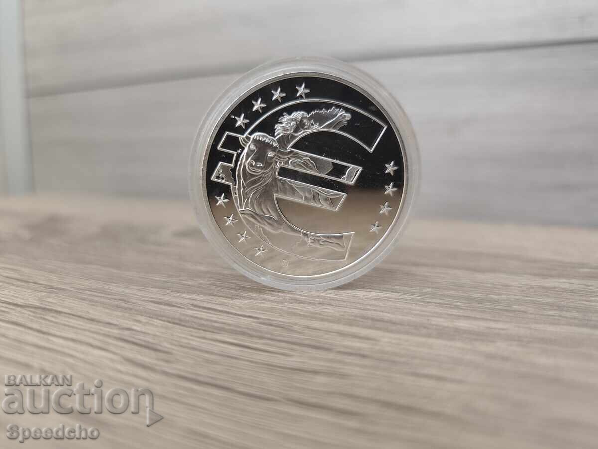 Συλλεκτικό επετειακό μετάλλιο σε κάψουλα 10 χρ. Ευρώ με τιμή € 8.90 | 17.41 BGN