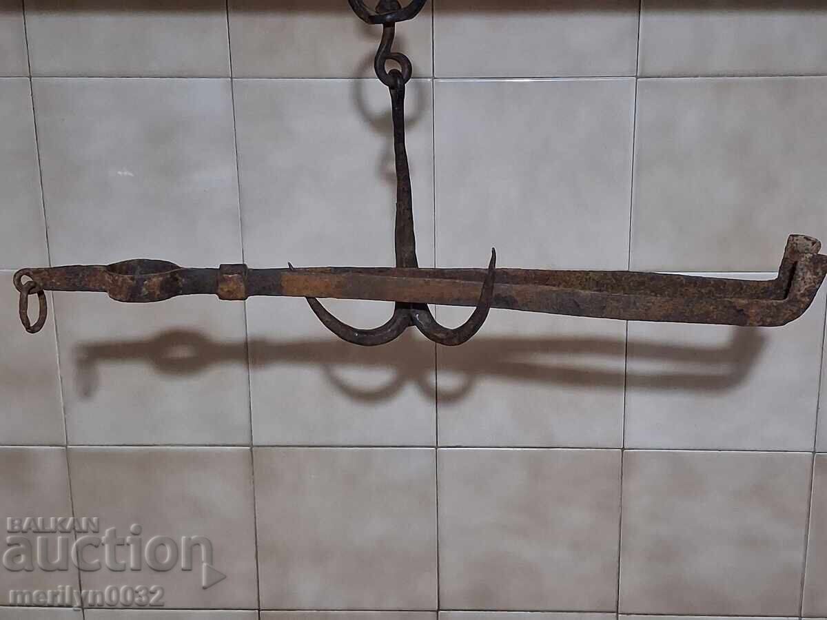 Παράδοση Παλιό ντιλάφι, λαβίδα, σφυρήλατο σίδερο για φούρνο