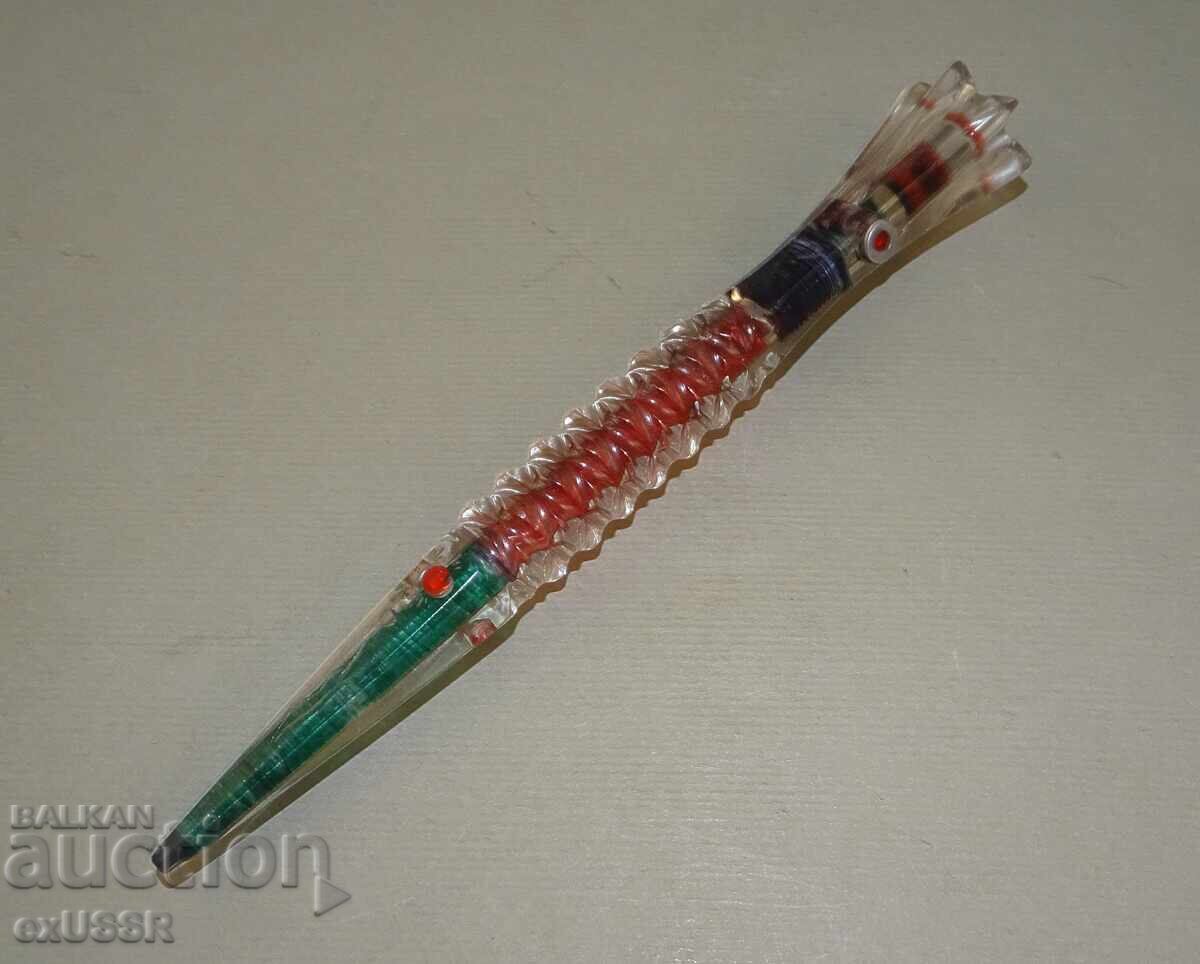Vintage plexiglass pen