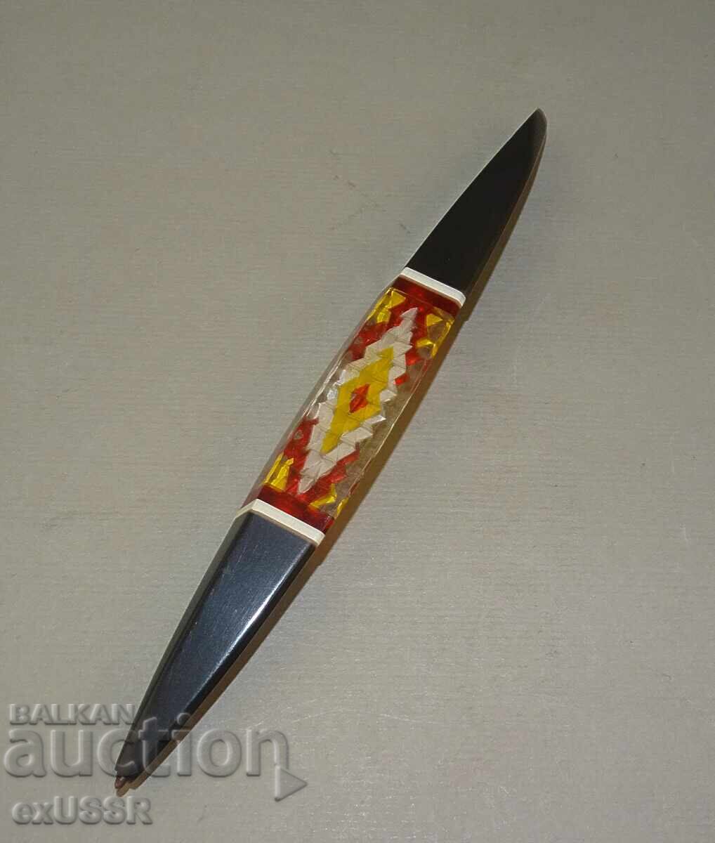 Vintage plexiglass pen ballpoint pen No. 2 - 6