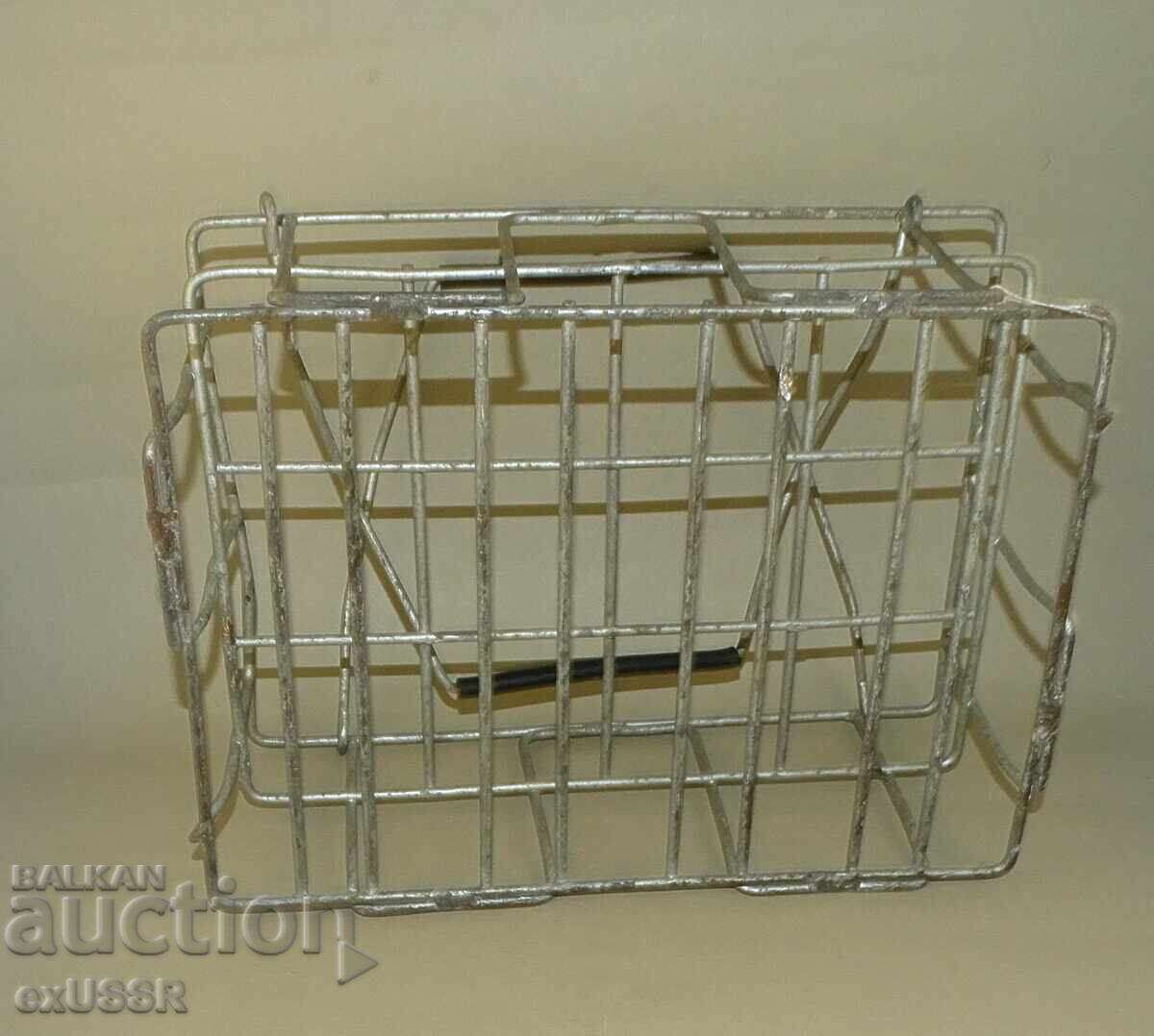 Old metal Coca-Cola bottle crate basket with price € 20.00 | 39.12 BGN Old metal Coca-Cola bottle crate basket with price € 20.00 | 39.12 BGN