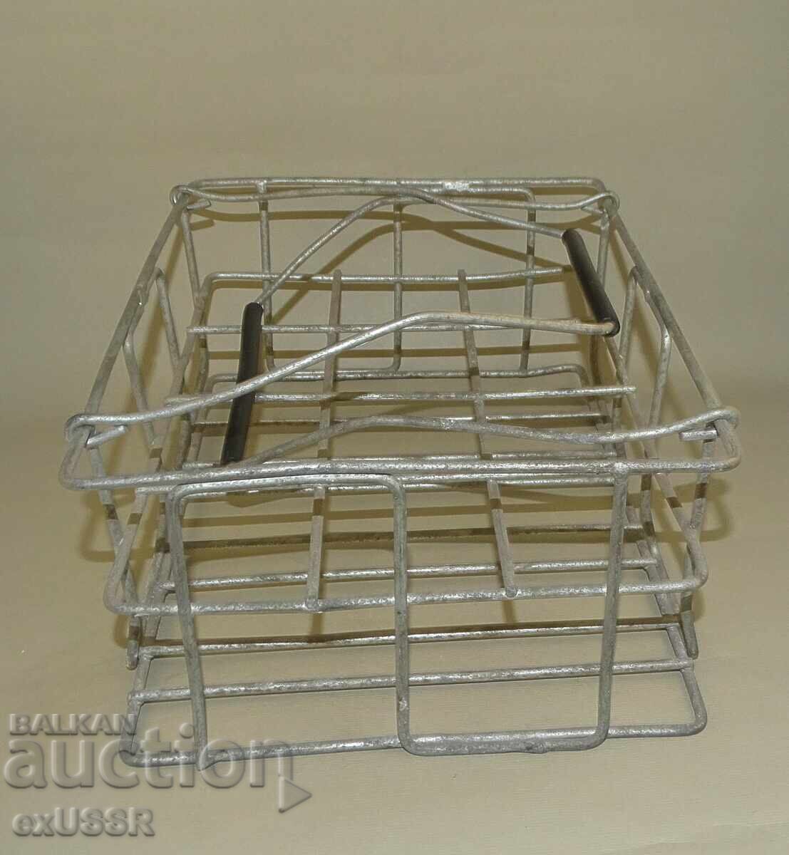 Old metal Coca-Cola bottle crate basket - 7 Old metal Coca-Cola bottle crate basket - 7