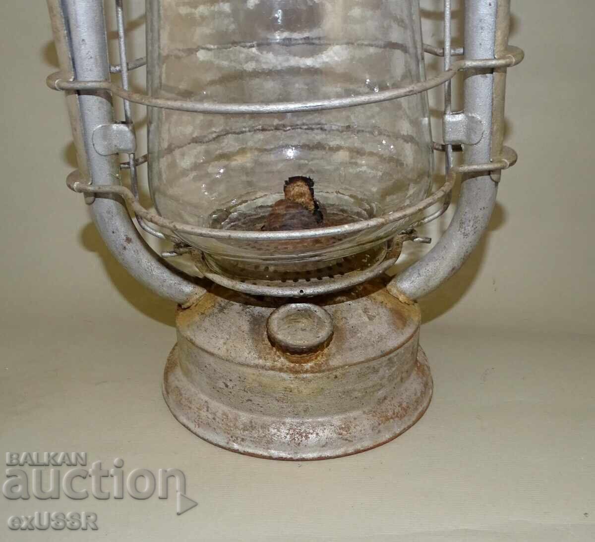 Auction  Vintage German Gas Lantern
