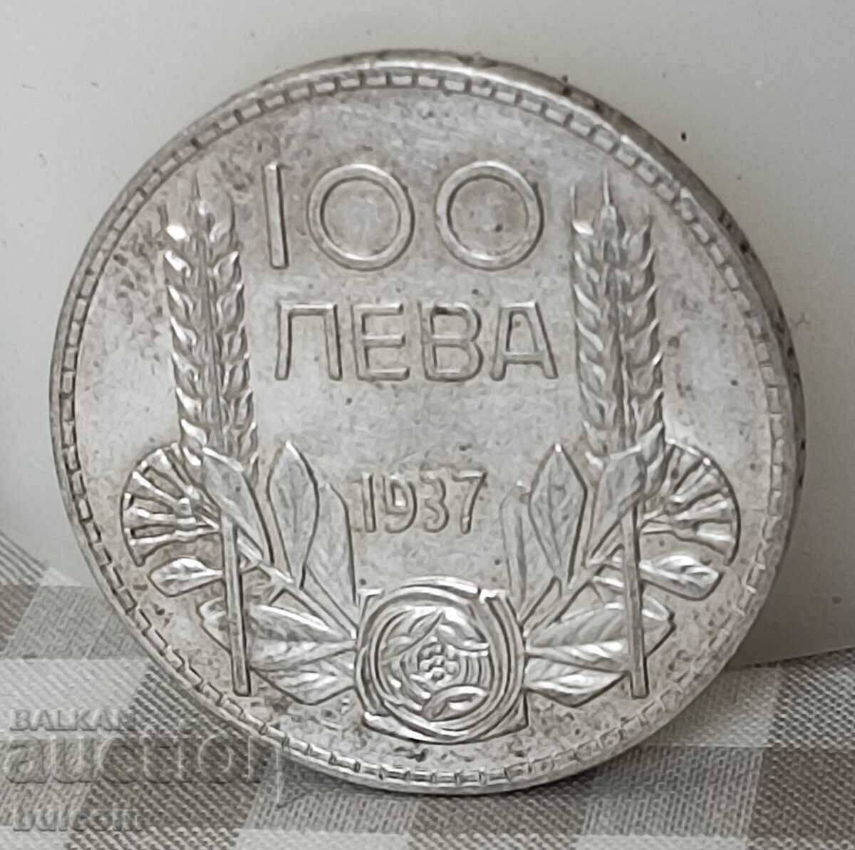 100 LEVA 1937 g / TSAR BORIS III