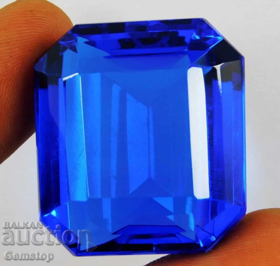 BZC! 141 ct natural radiant tanzanite cert. OMGTL from 1c! - 5