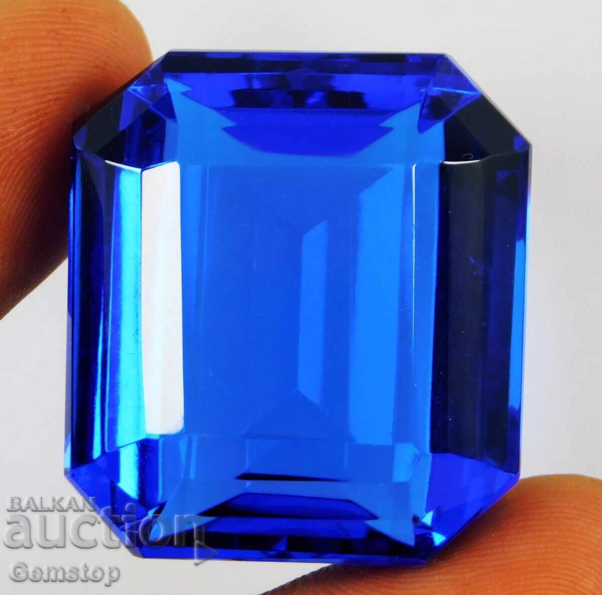 BZC! 141 ct natural radiant tanzanite cert. OMGTL from 1c! - 6