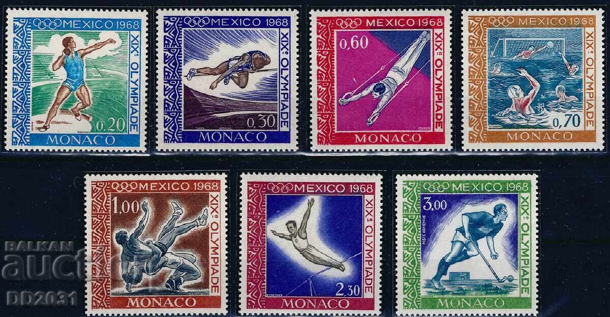Monaco 1968 - Olympics MNH