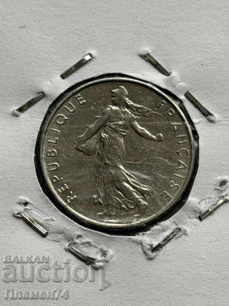 1/2 φράγκο 1973 Γαλλία με τιμή € 1.00 | 1.96 BGN 1/2 φράγκο 1973 Γαλλία με τιμή € 1.00 | 1.96 BGN