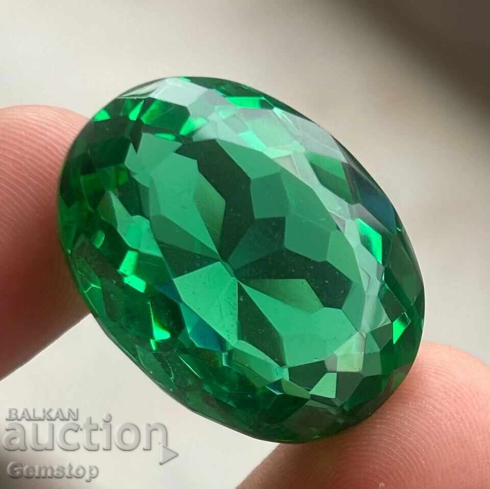 Fără preț de rezervă! Set de 7.00 ct. smarald natural oval, certificat IGL, de la 1 RON! cu preț € 3.83 | 7.49 BGN
