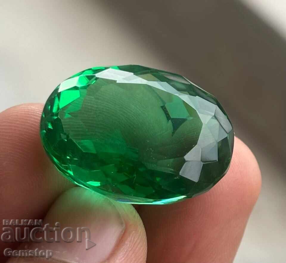 Livrarea Fără preț de rezervă! Set de 7.00 ct. smarald natural oval, certificat IGL, de la 1 RON!