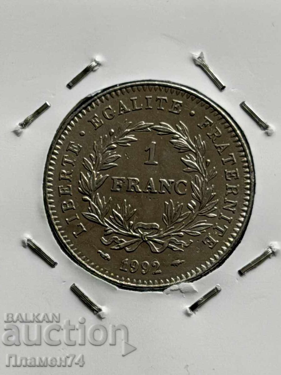 1 franc 1992 France