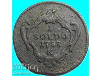 Gorizia 1 soldo 1788 Ιταλία Ιωσήφ Β' της Αυστρίας