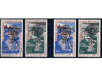 Mauritania 1962 - birds overprints MNH
