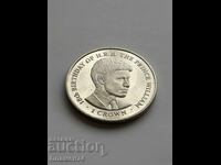 1 крона 2000 Гибралтар Принц Уилям