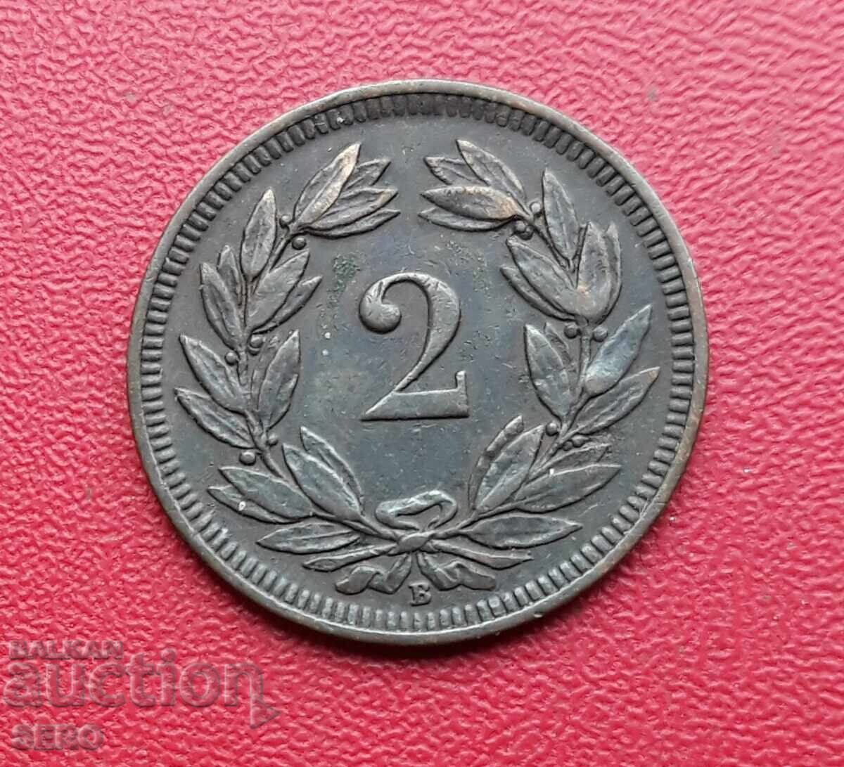 Switzerland-2 rappen 1903