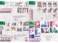4 envelopes - R Sweden - Bulgaria