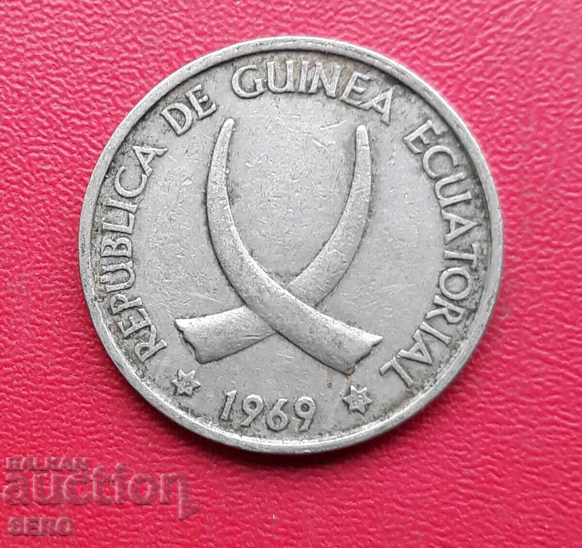 Гвинея Екваториална-5 песети 1969 с цена € 3.01 | 5.89 лв.
