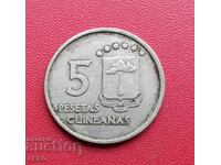 Гвинея Екваториална-5 песети 1969