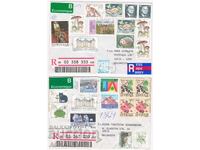 2 envelopes - R Sweden - Bulgaria