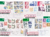 4 envelopes - R Sweden - Bulgaria