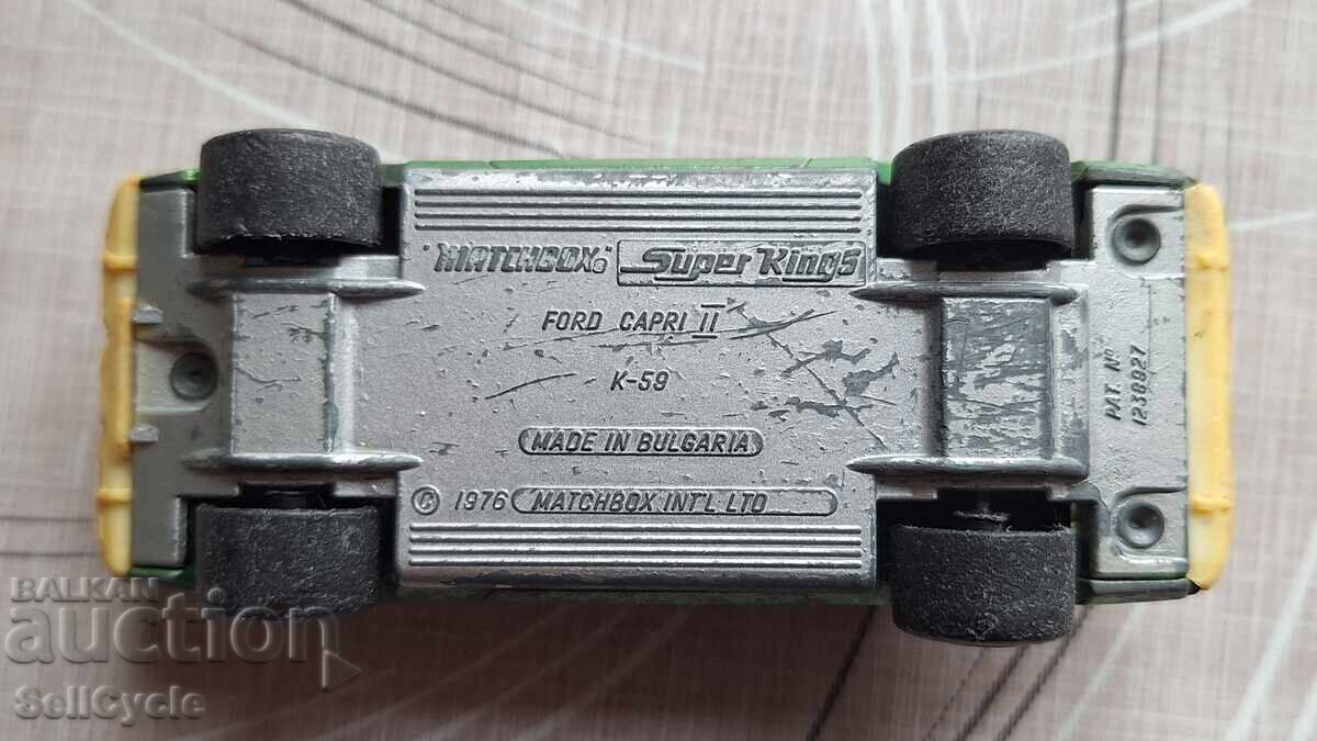 ✅BULGARIAN MATCHBOX FORD CAPRI II K-59 METAL TOY CAR❗ - 6