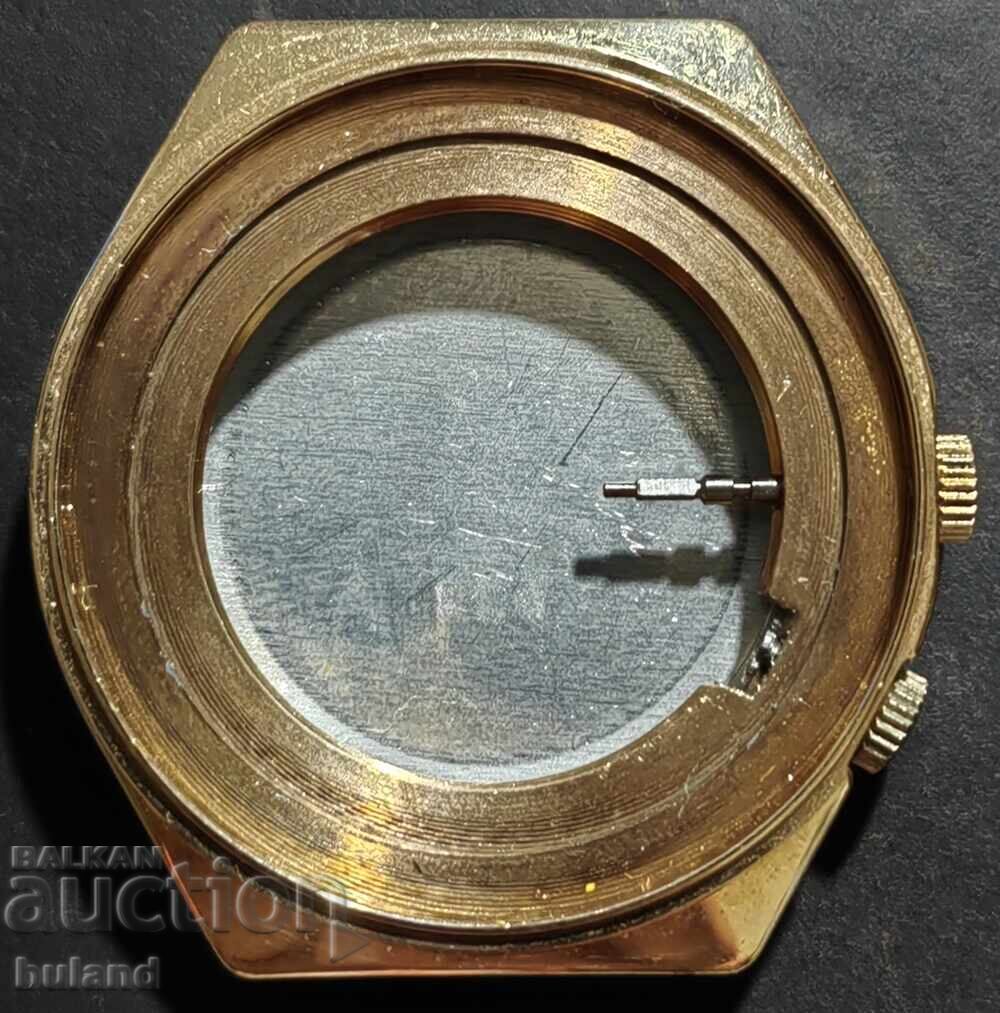 Επιχρυσωμένη κάσα για σοβιετικό ρολόι Raketa Calendar BZTS