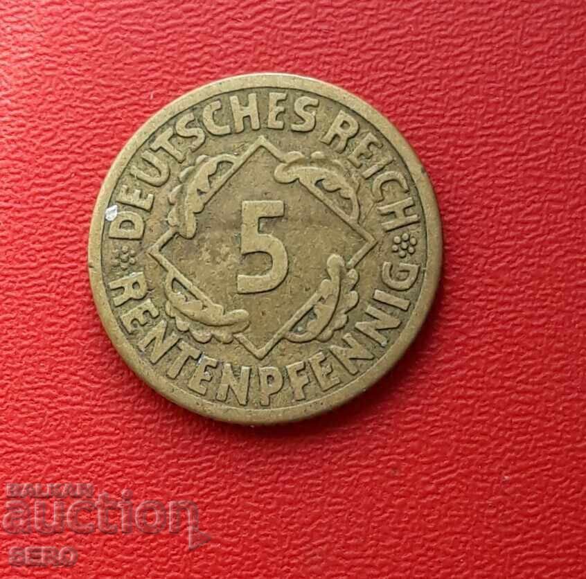 Γερμανία-5 Pfennig 1923 Α-Βερολίνο-σπάνια χρονιά