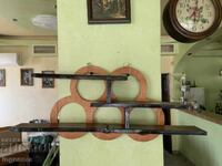WALL SHELF WOOD SHELF OLYMPIC CIRCLES