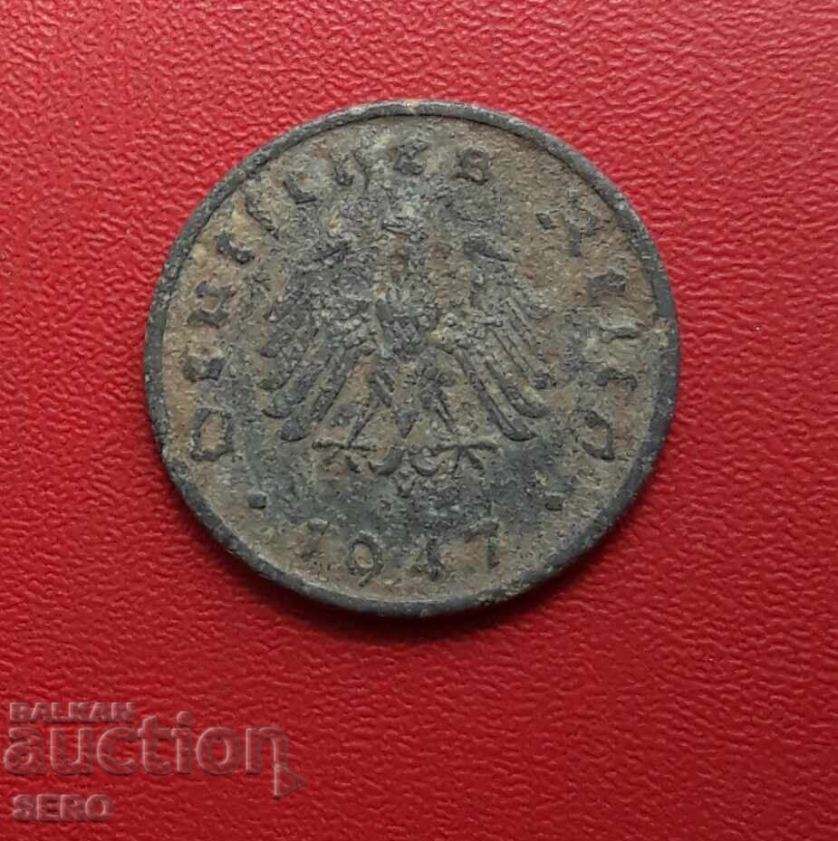 Германия-10 пфенига 1947 F-Щутгарт с цена € 3.00 | 5.87 лв.
