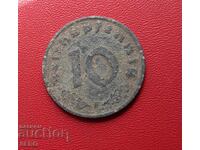 Germania-10 pfennigi 1947 F-Stuttgart