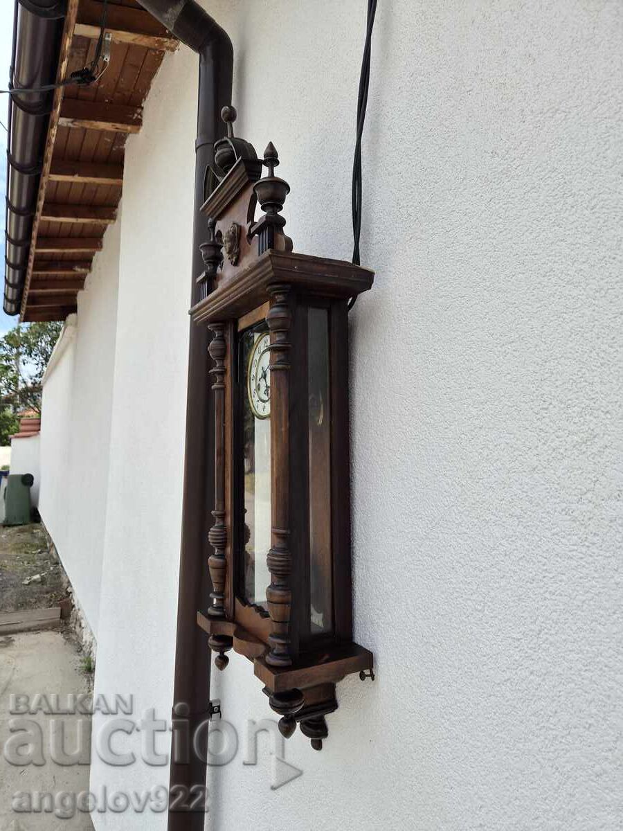 JUNGHANS German Wall Clock WORKING - 6 JUNGHANS German Wall Clock WORKING - 6