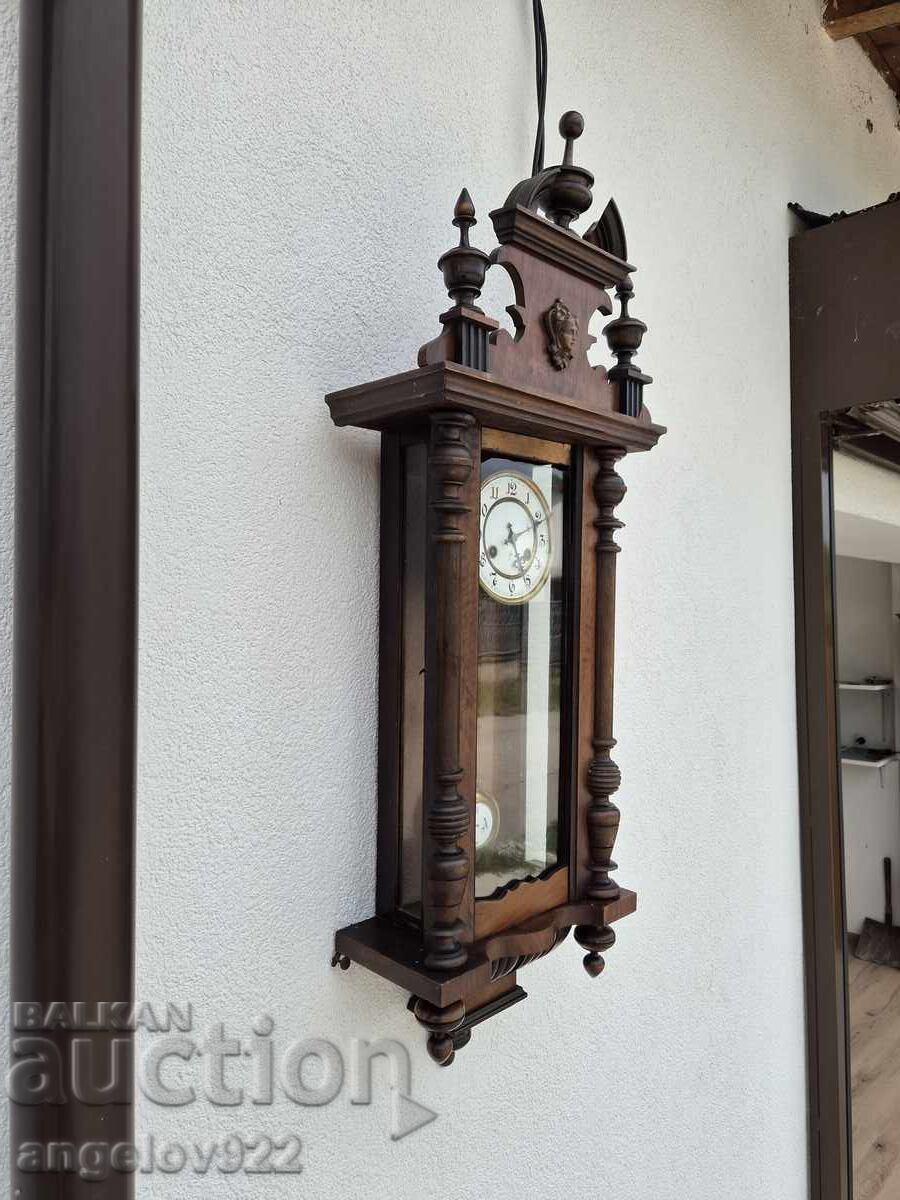 JUNGHANS German Wall Clock WORKING - 7 JUNGHANS German Wall Clock WORKING - 7
