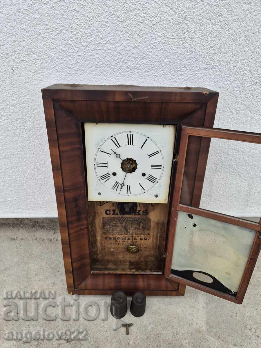 Американски стенен часовник Jerome & Co - 5