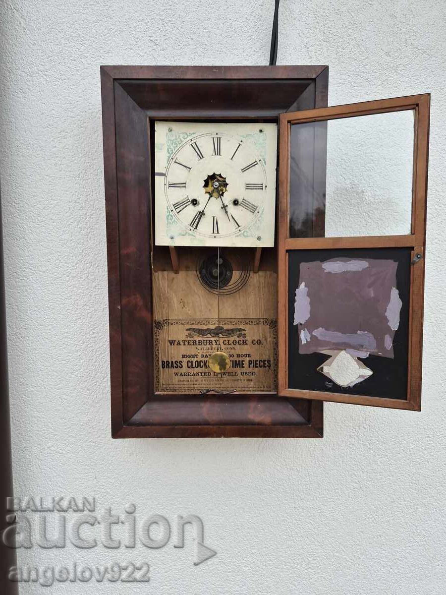 Американски стенен часовник Waterbury Clock Co. с цена € 0.01 | 0.02 лв.