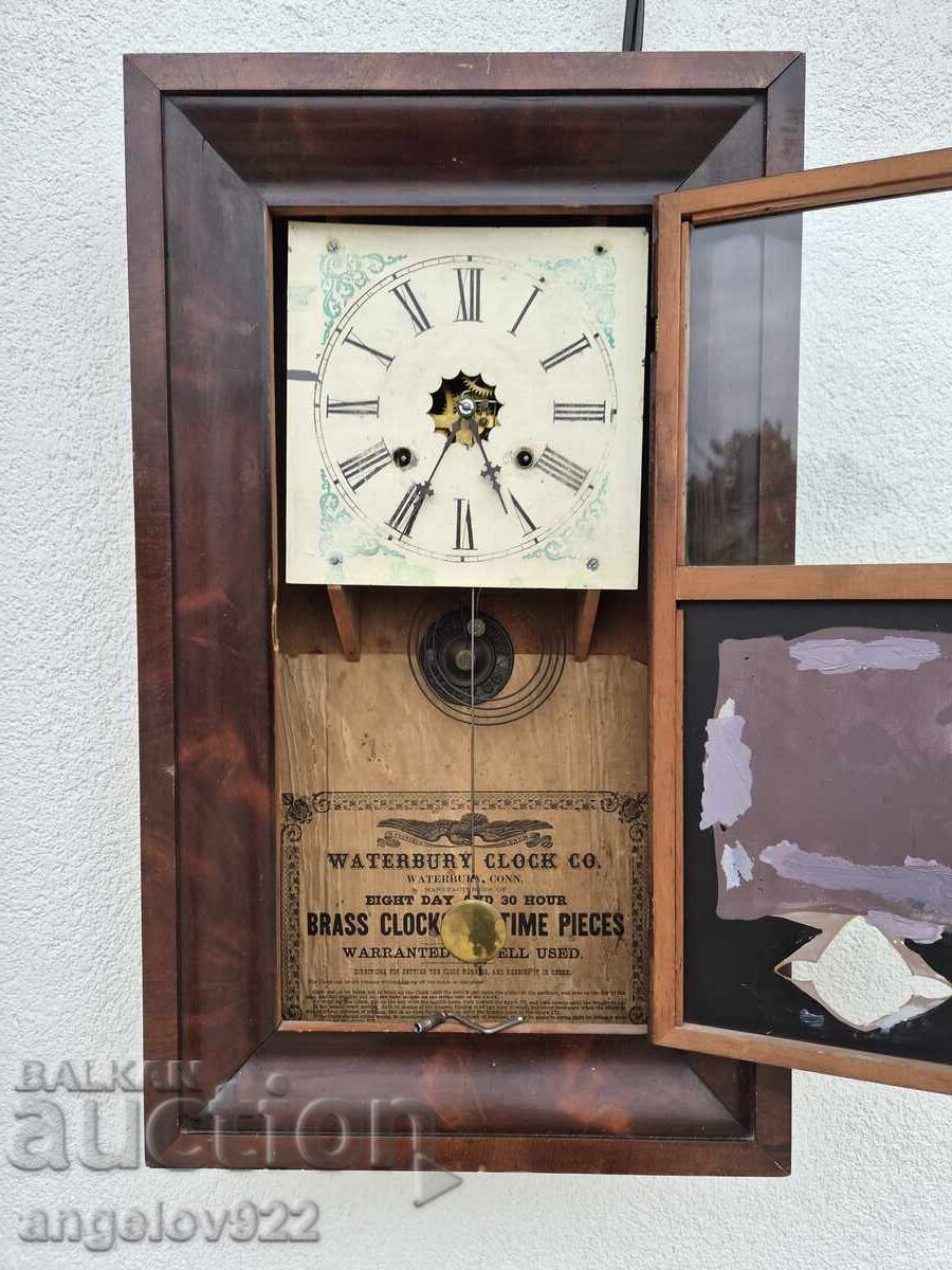 Аукцион Американски стенен часовник Waterbury Clock Co.