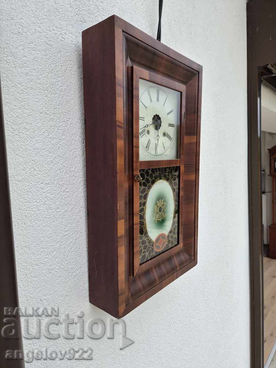 American wall clock ANSONIA BRASS - 7