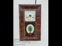American wall clock ANSONIA BRASS
