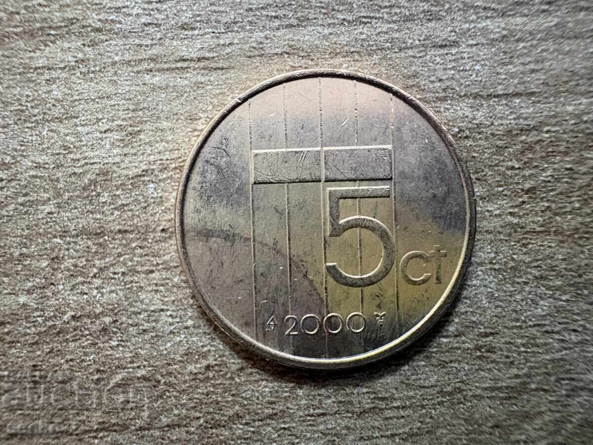 Țările de Jos - 5 cenți (2000)