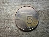 Țările de Jos - 5 cenți (2000)