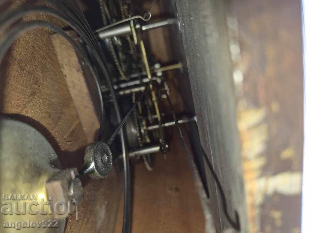 Αμερικανικό επιτοίχιο ρολόι BRASS CLOCK σε λειτουργία - 5