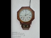 Αμερικανικό επιτοίχιο ρολόι BRASS CLOCK σε λειτουργία