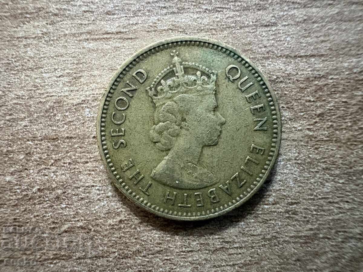 Hong Kong - 10 cenți (1965) cu preț € 0.20 | 0.39 BGN