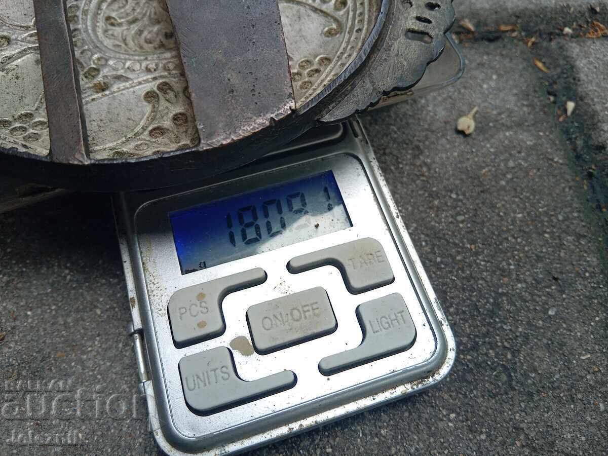 Μεγάλα Θρακικά Παφτίλια Ασημένια Φορεσιά Φολκλόρ - 6