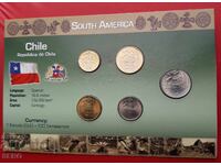 Chile SET 2005-2007 of 5 coins