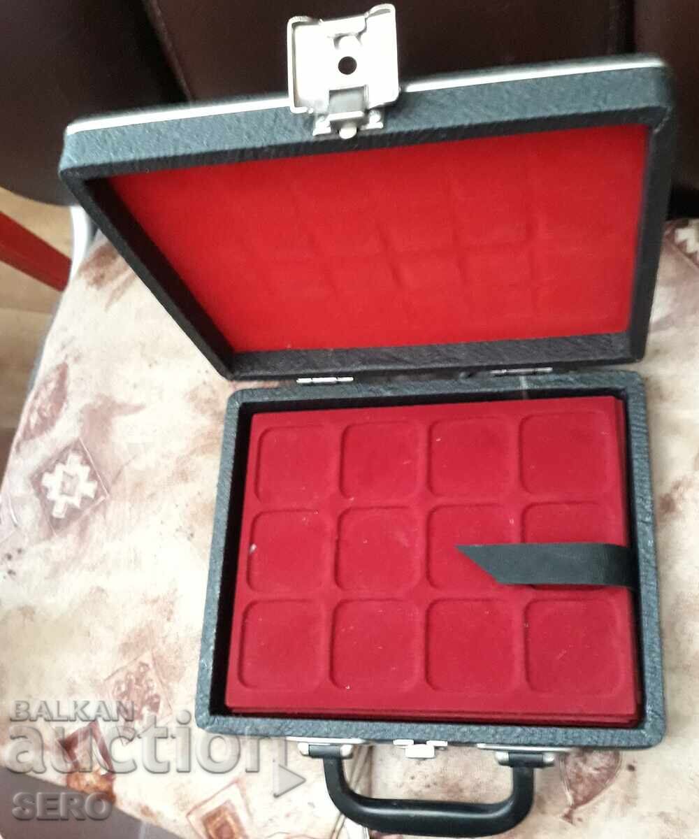 Coin case with 6 trays /3 pieces missing/ with price € 10.01 | 19.58 BGN