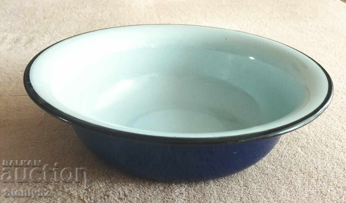 Large vintage enameled bowl USSR Large vintage enameled bowl USSR